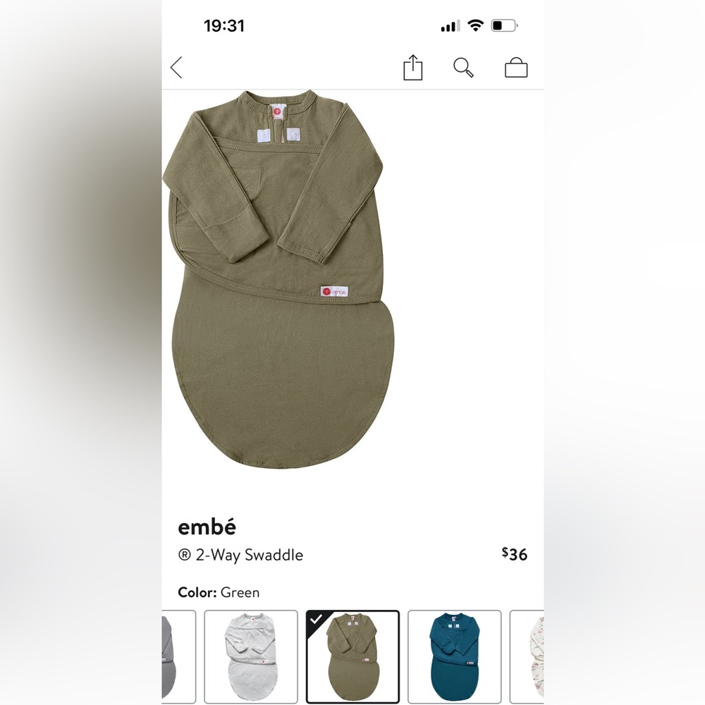 2 way swaddle from Nordstrom